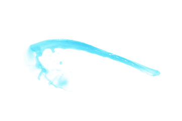 Splash of liquid in motion isolated