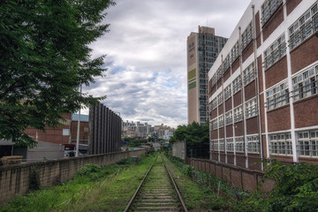 Obraz na płótnie Canvas hangdong abandoned railroad