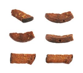 Seasoned bread crouton stick