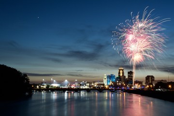 Des Moines sky line 