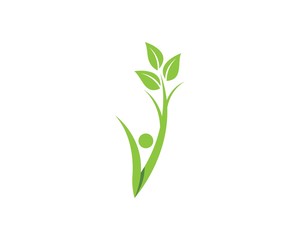 Obraz premium Healthy Life people Logo template vector icon