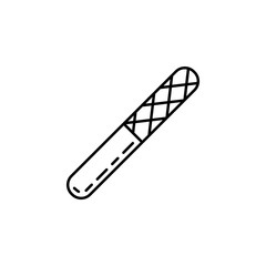 nail file icon. Element of make up and cosmetics icon for mobile concept and web apps. Outline dusk style nail file icon can be used for web and mobile