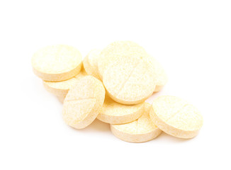 Drug tablet pills isolated