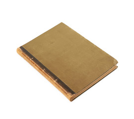 Old vintage book isolated