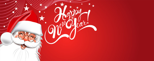 Happy New Year, Christmas card 