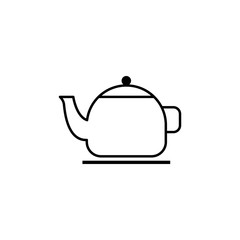teapot for welding icon. Element of kitchen appliances icon for mobile concept and web apps. Thin line teapot for welding icon can be used for web and mobile. Premium icon