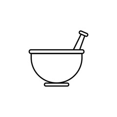 Spice grindel icon. Element of kitchen appliances icon for mobile concept and web apps. Thin line Spice grindel icon can be used for web and mobile. Premium icon