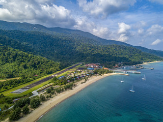 Fototapeta na wymiar Pulau tioman drone