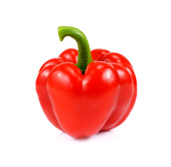 Red pepper isolated on a white background