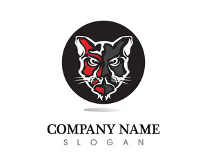 Tiger logo template vector icon design