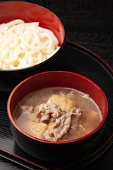 豚肉のつけうどん