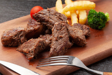 カットステーキ