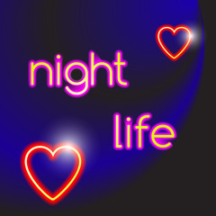 night life of two hearts