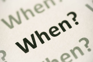 word when  printed on paper macro