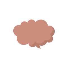 Speech symbol illustration
