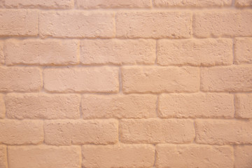 Obraz premium Orange brick wall. For wallpaper. Empty space for text or product presentation.