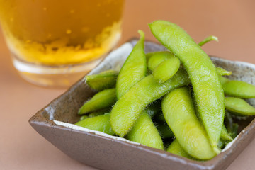 夏の定番おつまみ　枝豆