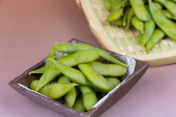 夏の定番おつまみ　枝豆