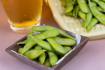 夏の定番おつまみ　枝豆