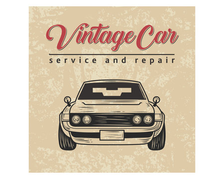 vintage car service and repair classic retro old school