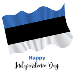 20 August, Estonia Independence Day background