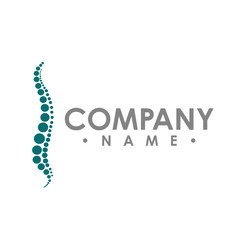 Chiropractic abstract vector logo design template. chiropractic Medicine, Healthcare design