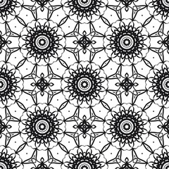 Decorative Square Template for Fabric Print. Azhure floral seamless pattern. Vector illustration. For fabric, bandana, carpet, shawl design.