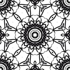 Modern Decorative geometric ornament. Vector illustration. For design, wallpaper