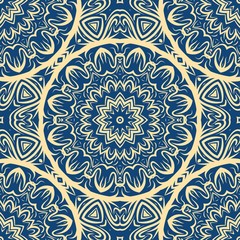 Unique, abstract floral color pattern. Seamless vector illustration. For design, wallpaper, background, print