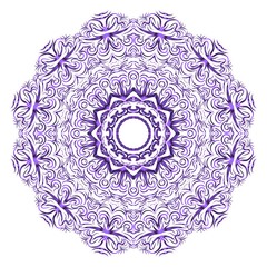 Beautiful Mandala. Vintage decorative elements. Hand drawn background. vector illustration.