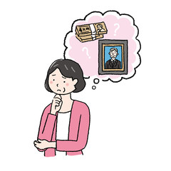 葬儀について悩む　中年女性