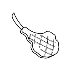 Steak meat coloring pages
