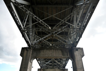 Granville Bridge at bottom view