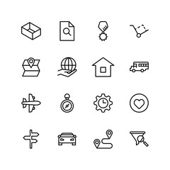 Navigation flat icon