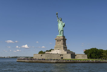 Fototapeta premium Statue of Liberty on Liberty Island in New York