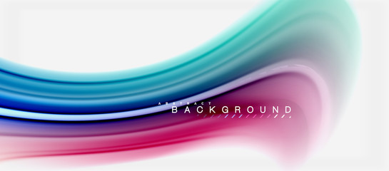Rainbow fluid colors abstract background twisted liquid design, colorful marble or plastic wavy texture backdrop, multicolored template for business or technology presentation or web brochure cover