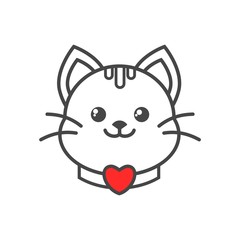Cute Cat Logo