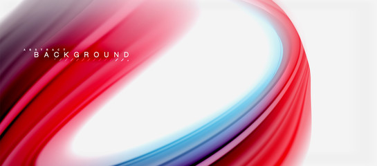 Rainbow fluid colors abstract background twisted liquid design, colorful marble or plastic wavy texture backdrop, multicolored template for business or technology presentation or web brochure cover