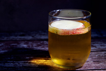 Glass of cider