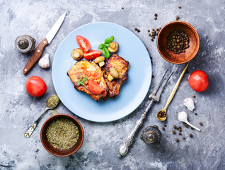 Grilled fillet steak