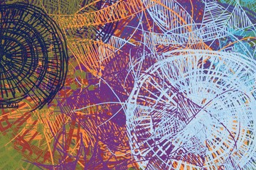 Contemporary art. Hand made art. Colorful texture. Modern artwork. Brushstrokes. Artistic background image. Abstract painting on canvas. Charcoal.