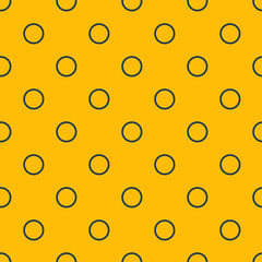 seamless pattern simple shape circle triangle yellow background
