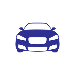 Naklejka premium Car Vector Icon. Transportation Illustration Template