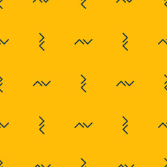 seamless pattern simple shape circle triangle yellow background
