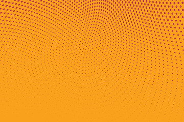 Red Halftone Circle Background