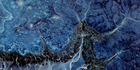 tribute to Van Gogh and the starry night,abstract photography of the deserts of Africa from the...