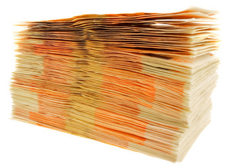  empilement de billets de 50 euros