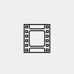 film strip icon vector design