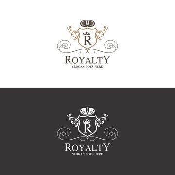 Royalty Logo in vector