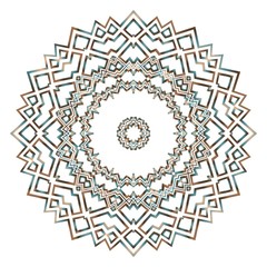 Flower mandala. Printable decorative elements. Vector illustration for design.